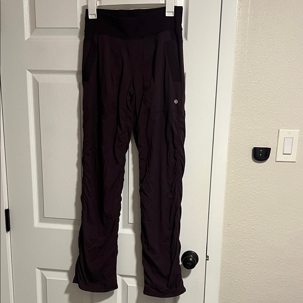 Lululemon Dance Studio Mid Rise Pants Plum